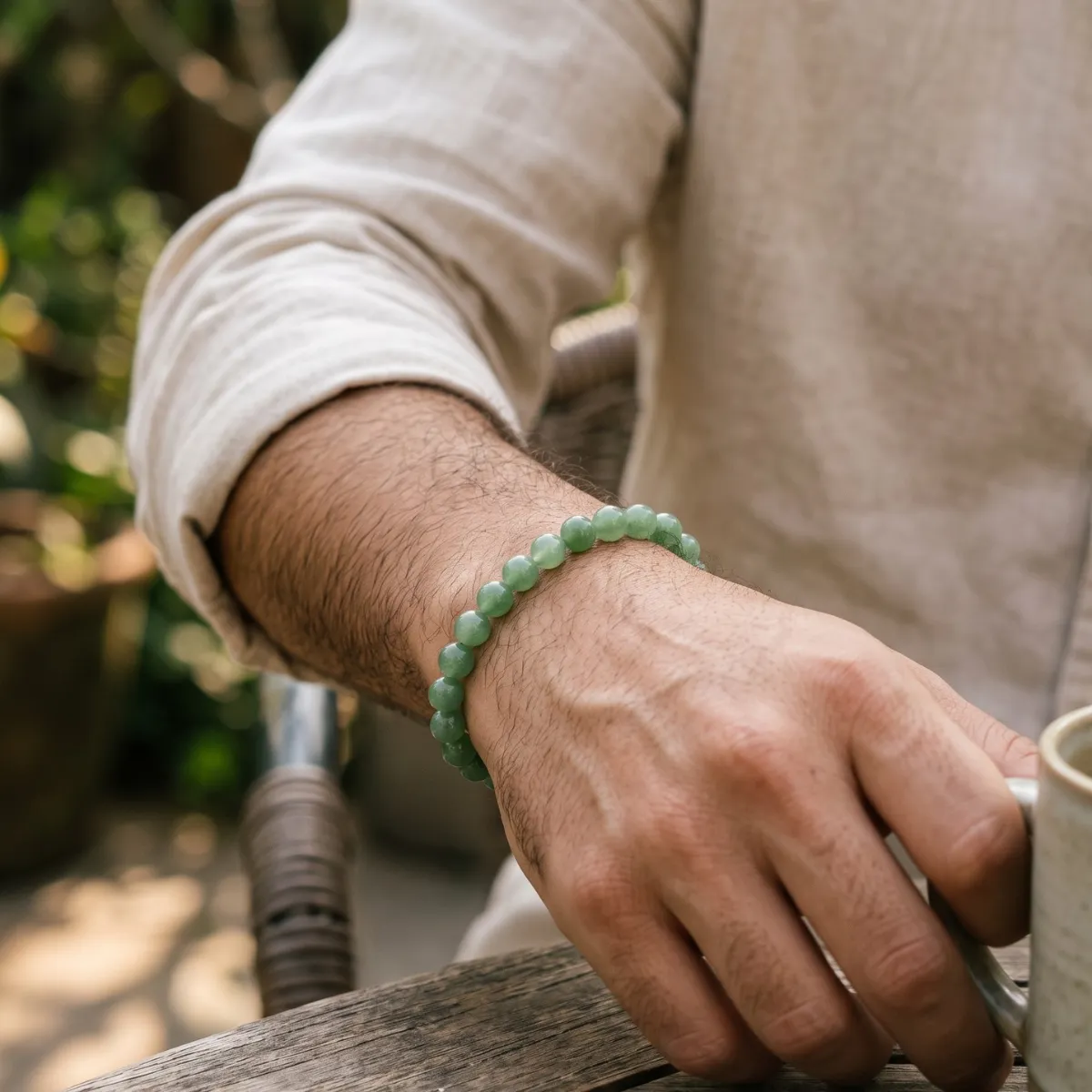 Green Aventurine men